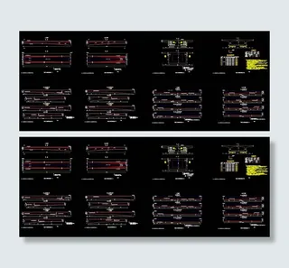 预应力钢束构造cad图