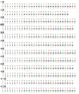 2014年日历条psd源文件免费下...