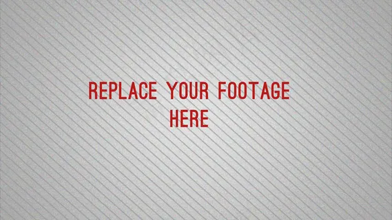 动感图形转场清新优雅图文视频片头A...