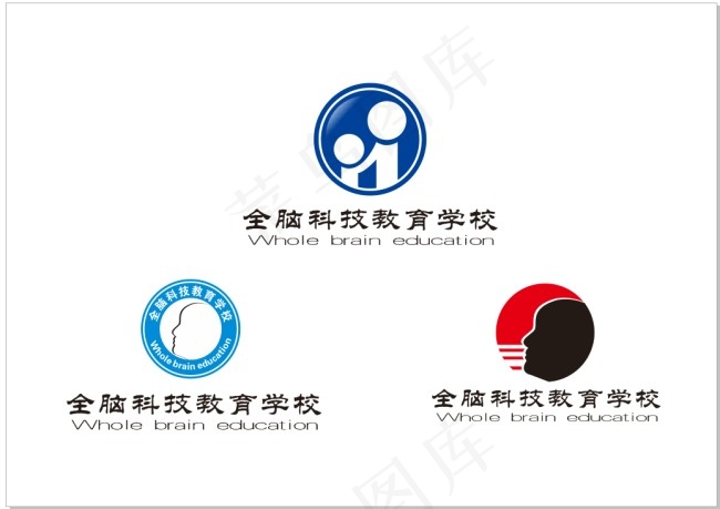 科技教育LOGO设计cdr矢量模版下载