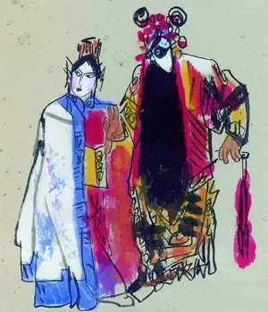 戏剧人物画