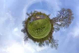 创意地球风景图片