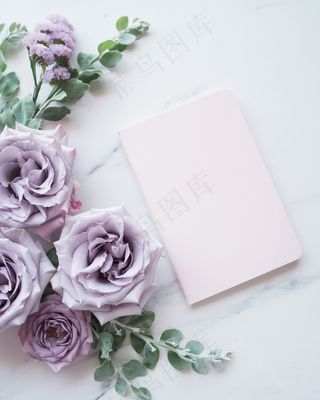 简约小清新文艺风插花静物摆拍背景