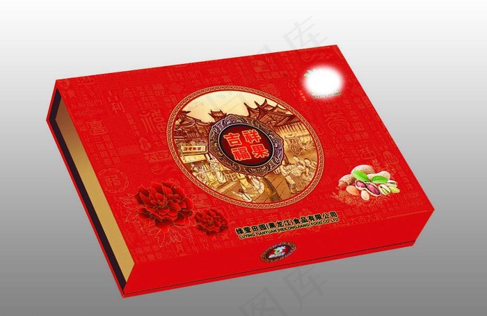 坚果包装 (展开图)图片cdr矢量模版下载