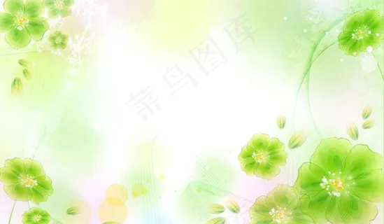 绿色花纹图片 绿色花纹图片