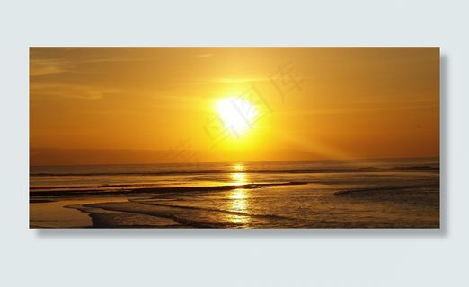 海边日出图片