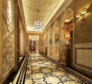 室内设计酒店电梯间设计