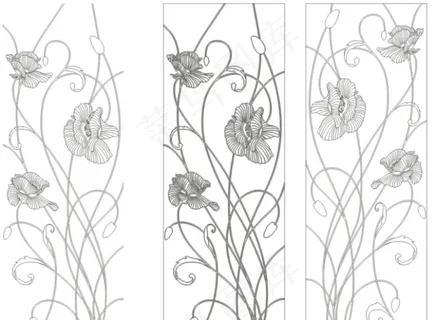 艺术玻璃欧式花纹