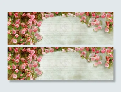 春天花卉大气背景