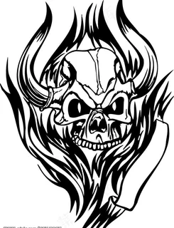 51款潮流的骷髅头图案图片