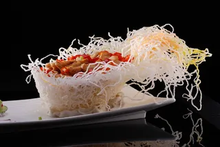 鸟巢杏鲍菇图片