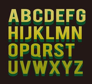 字母矢量素材图片