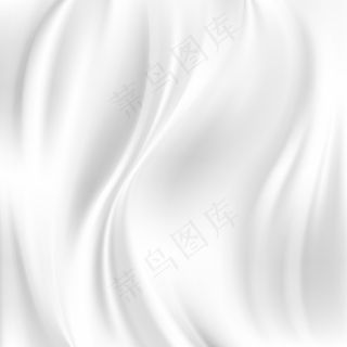 白色丝绸绸缎背景矢量素材