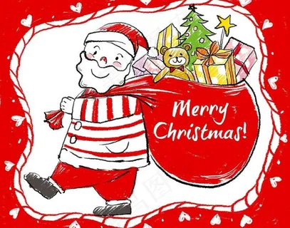 圣诞老公公素材图片 圣诞老公公素材图片
