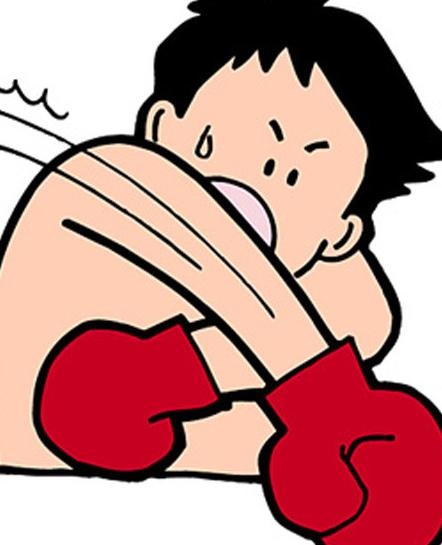 拳击 卡通运动人物图片