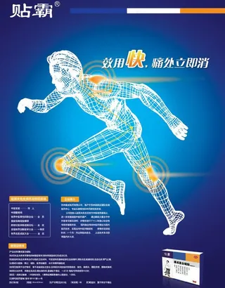 止痛贴膏广告图片