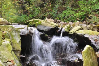 太白秋景石头城瀑布