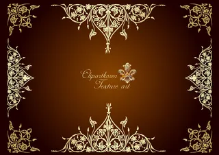 2017年唯美欧洲风格矢量边框素材