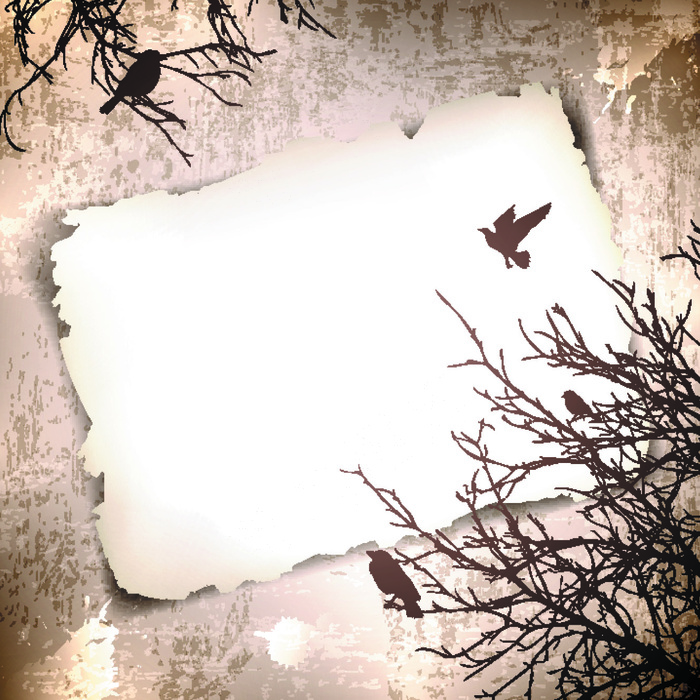 植物花纹斑驳背景矢量素材