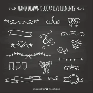 手绘装饰元素