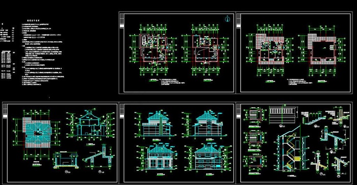 春天花园别墅建筑图