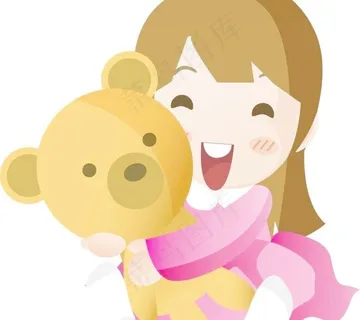 抱玩具熊女孩子图片 抱玩具熊女孩子图片