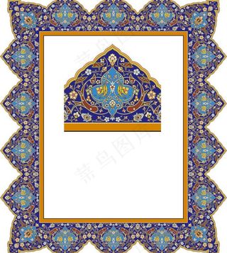 古典花纹花边框 相框图片