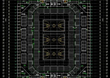 奥运摔跤馆 赛后9 46米标高层平...