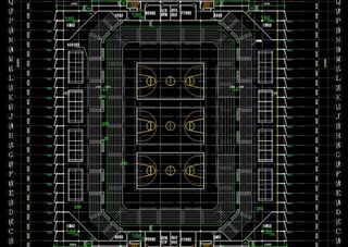 奥运摔跤馆 赛后9 46米标高层平...