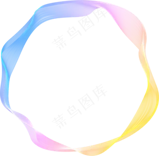 彩色渐变圆圈
