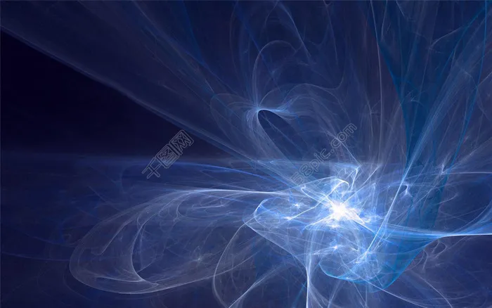 蓝色科技中的一抹光psd模版下载