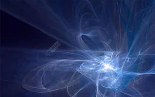 蓝色科技中的一抹光