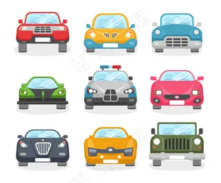 卡通车辆设计素材