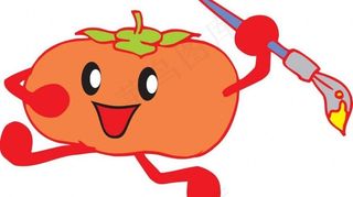 柿子动漫图图片