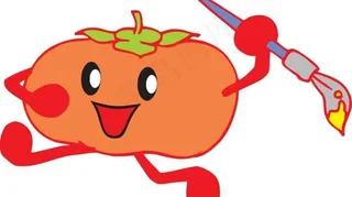 柿子动漫图图片