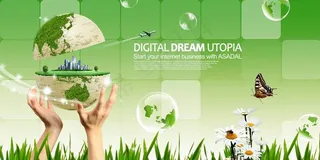 创意春天设计PSD分层模板