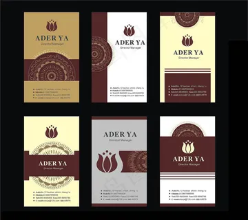 精品名片卡片设计矢量素材