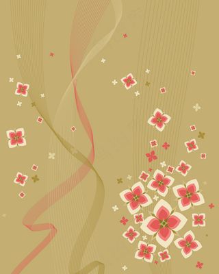 花纹壁纸 花纹图案 底纹设计 粉色...