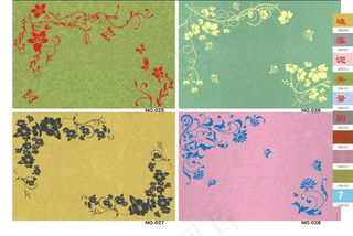 硅藻泥雕刻花纹