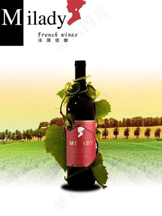 红酒硬广图片
