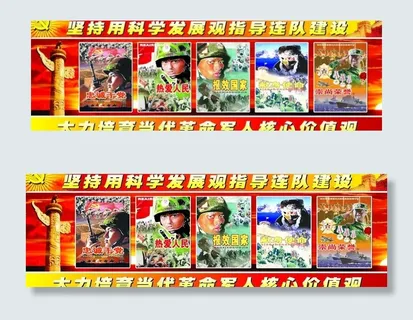 部队展版图片