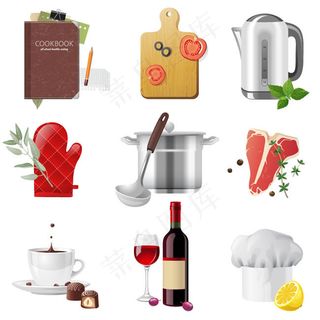 厨房用品矢量素材