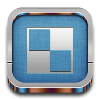 不锈钢风格社交媒体图标