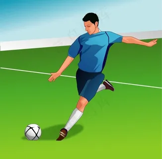 踢足球的人