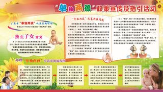 单独两孩政策宣传