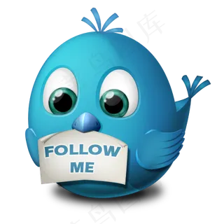 可爱的卡通小鸟