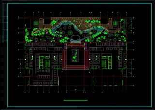 某商务会所室内景观方案