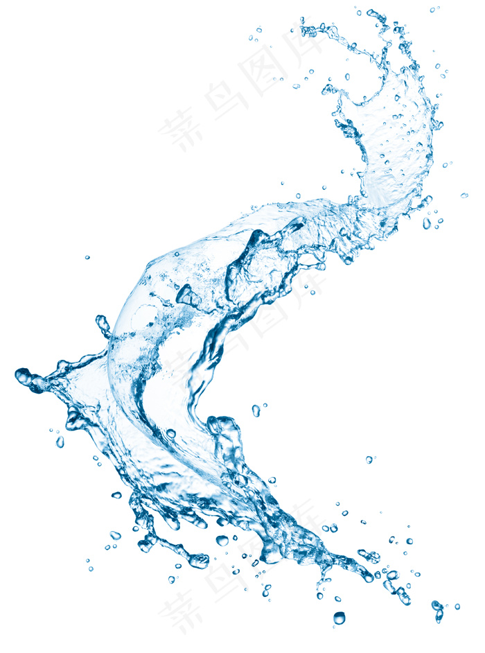 挥洒的水
