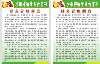 水果种植合作社制度图片