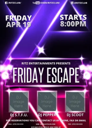 酒吧夜店海报图片